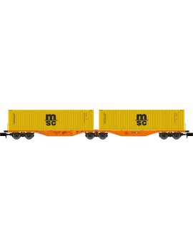 Wagon porte-containers MSC