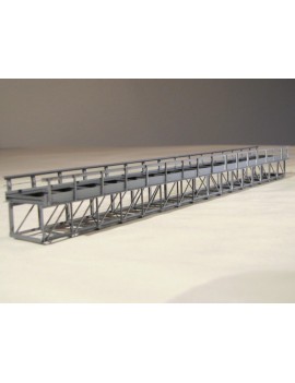 Single track inferior deck bridge 30 cm