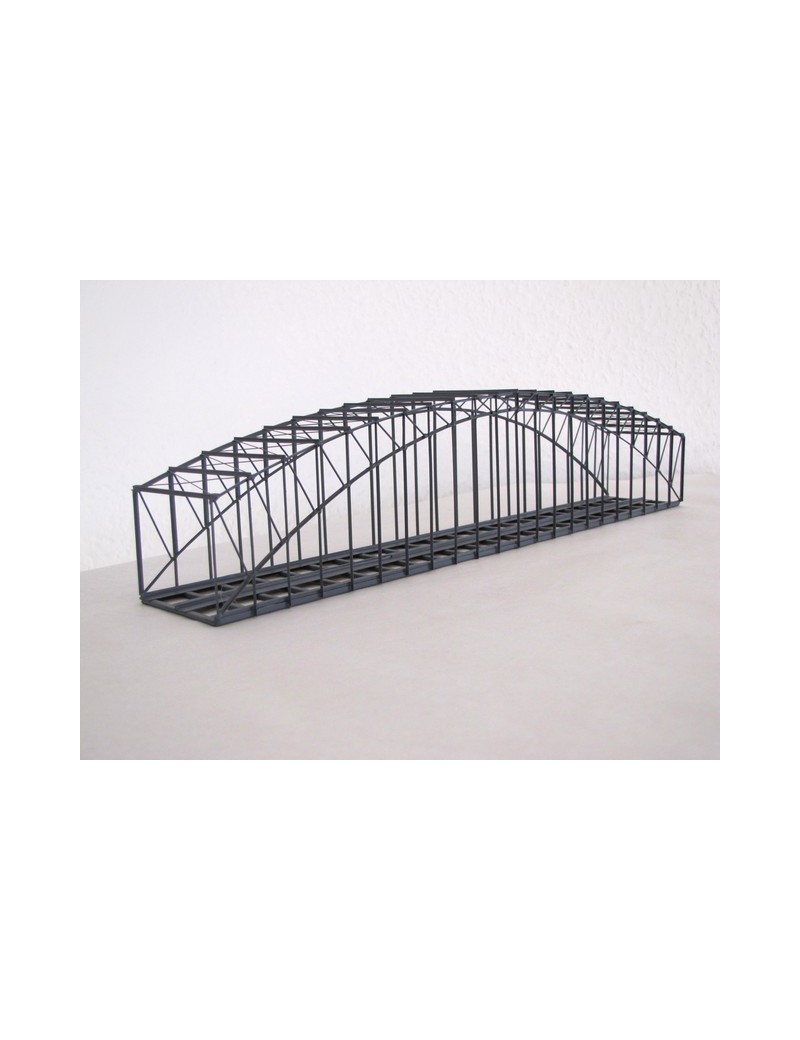 Pont cage métallique double voie 37 cm