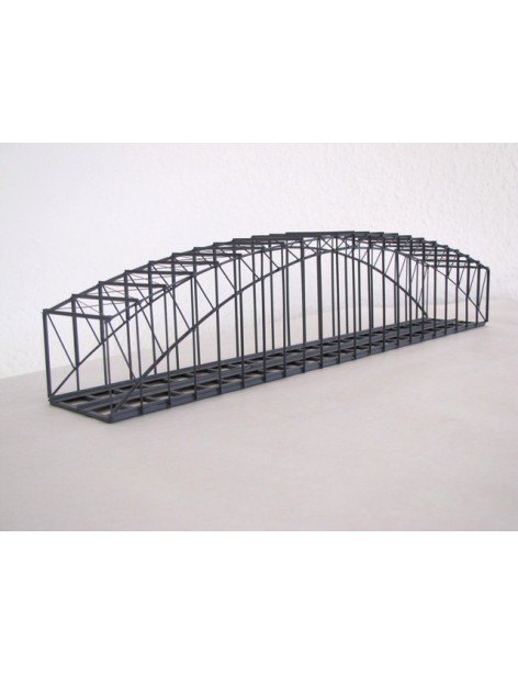 Pont cage métallique double voie 37 cm