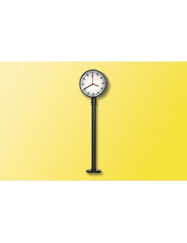 Clock lighted by led