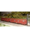 Set of 2 SNCF Gass 9-16 wagons