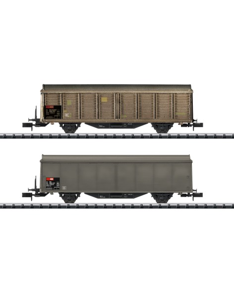 Coffret de 2 wagons Hbis SBB patinés