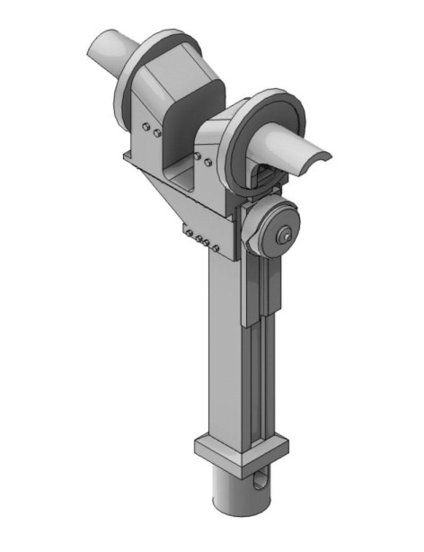 Functional level-crosing double lights with leds