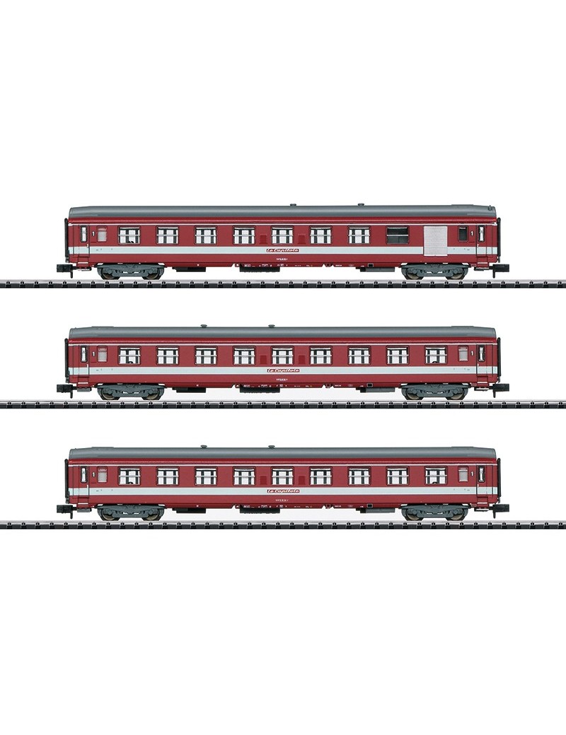 Set of 3 SNCF UIC cars Capitole