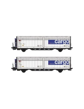Set de 2 wagons Hbbills-uy SBB Cargo