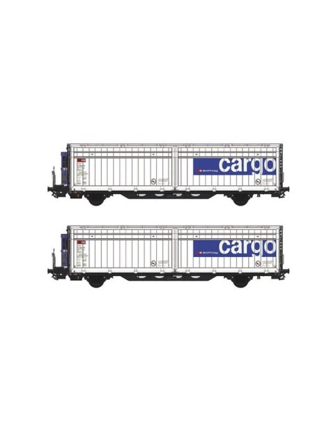 Set de 2 wagons Hbbills-uy SBB Cargo