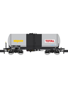 Set of 2 SNCF ANF short tank wagons ALGECO/TOTAL