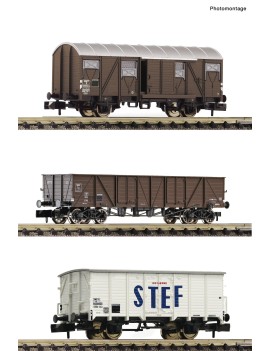 Coffret de 3 wagons SNF époque III