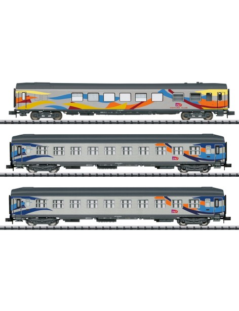 Set of 3 SNCF Crosières coaches