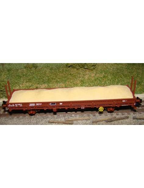 Chargement de sable pour wagon plat K50